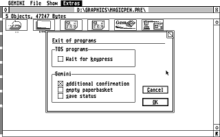 Gemini atari screenshot
